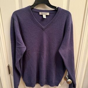 Pronto Uomo Blue Cashmere Sweater. Size medium